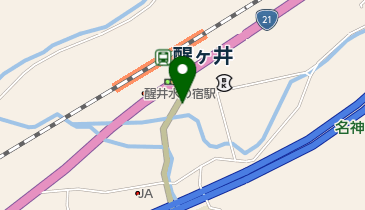 醒井公民館の地図画像