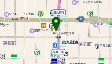 ラフィネコトチカ御池店の地図画像