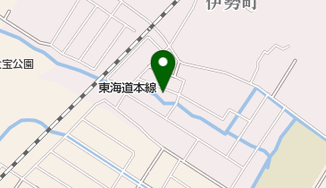 伊勢町自治会館の地図画像