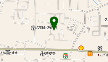 クスリのアオキ佐山薬局の地図画像