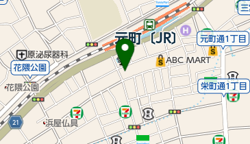 タンカフェ元町店の地図画像