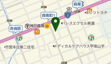 しきさい薬局東灘店の地図画像