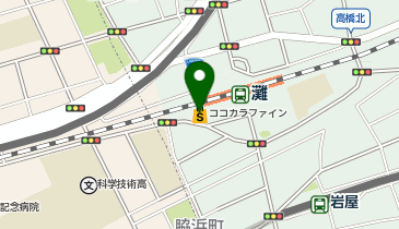 つじリウマチ科内科の地図画像