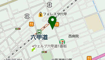 うどんもんやの地図画像