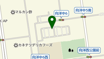 向洋西公園駐車場の地図画像