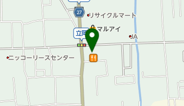 鶏小屋の地図画像