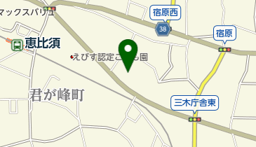 三木市乗馬クラブの地図画像