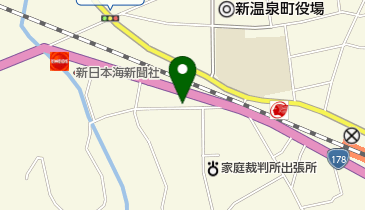 新温泉町役場 山陰海岸ジオパーク館の地図画像