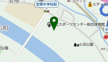 宝塚パブリックローンテニスクラブの地図画像