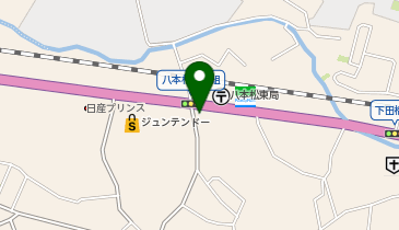ヘアーサロンオーシャン八本松店の地図画像