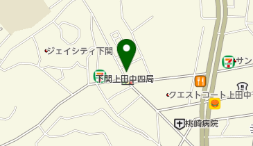 アッシュヘアアンドスパの地図画像