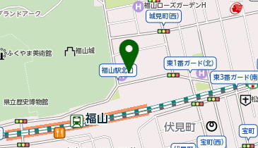 学校法人福山大学社会連携推進センターの地図画像