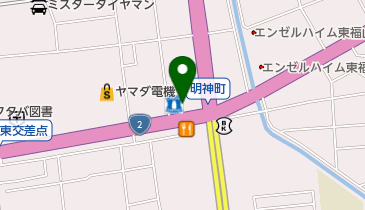 情熱食堂明神町店の地図画像