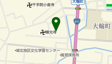 山中荘の地図画像