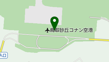 コナン探偵社鳥取空港店の地図画像