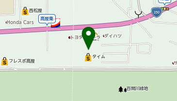 株式会社タイム タイム 高屋店の地図画像