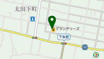 ダイヤクリーニング株式会社 太田店の地図画像