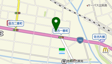 BHファクトリー徳島店の地図画像