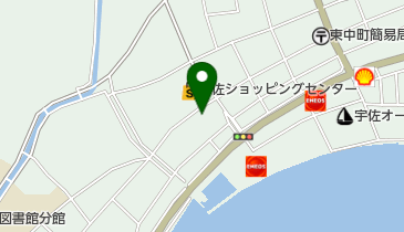 宇佐八幡宮の地図画像