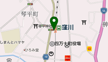 しまんとえきめしFORMの地図画像