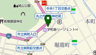 宇和島城天守の地図画像