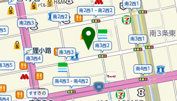 麻雀ハウスじゃんたろうの地図画像