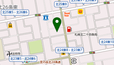 北栄会館の地図画像