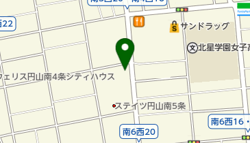 三楽書道会札冠支部書道室の地図画像