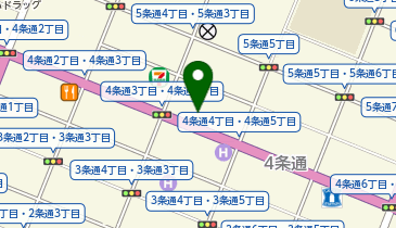 カギの救急車旭川4条通4丁目店の地図画像