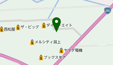 シュープラザメルシティ秋田潟上店の地図画像