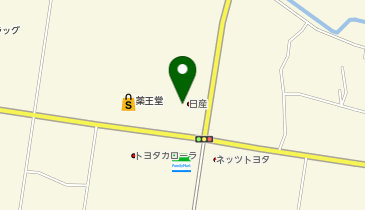 北上日産中古車センターの地図画像