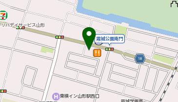 学生用品オクヤマの地図画像