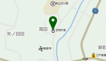 石川地方障がい者基幹相談支援センターの地図画像