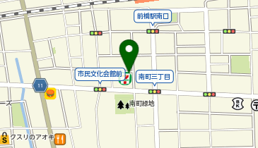 健康麻雀ひよ子くら部の地図画像