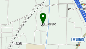 日高病院レストランの地図画像