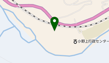 渋川市小野上体育館の地図画像