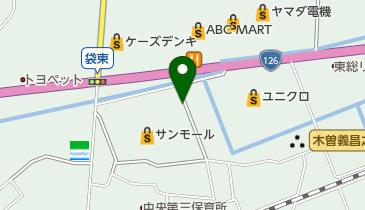 kitchen椿の地図画像