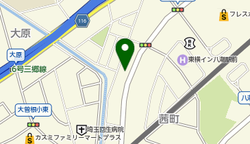 ピザハット八潮店の地図画像