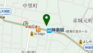 フラココ神楽坂店の地図画像
