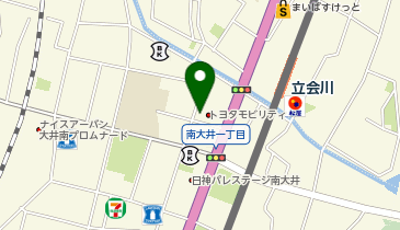 トヨタモビリティ東京株式会社 大井店の地図画像