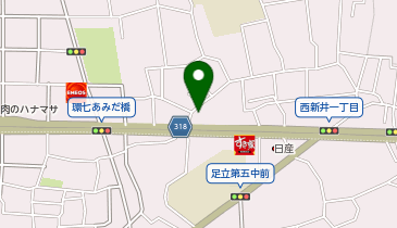 トヨタモビリティ東京株式会社 西新井店の地図画像