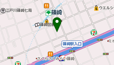 ライアン英語教室篠崎校の地図画像