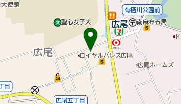 日本調剤広尾薬局の地図画像