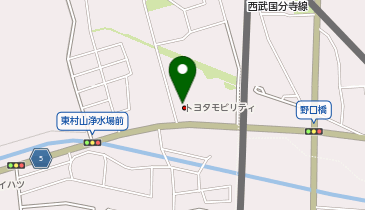 トヨタモビリティ東京株式会社 東村山美住町店の地図画像