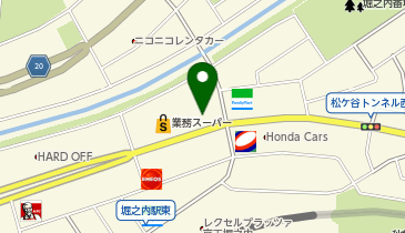 トヨタモビリティ東京株式会社 堀之内店の地図画像