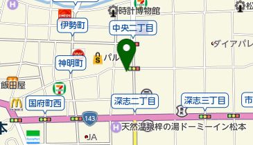楽歩堂松本店の地図画像