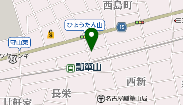 ひょうたん山えきまえゴルフの地図画像