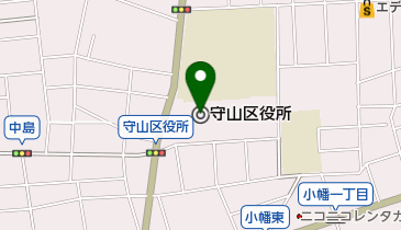 守山保護区更生保護サポートセンターの地図画像