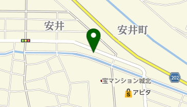 テニスラウンジ名北の地図画像