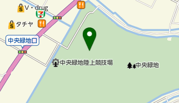 四日市市役所 運動施設 中央緑地 総合体育館の地図画像